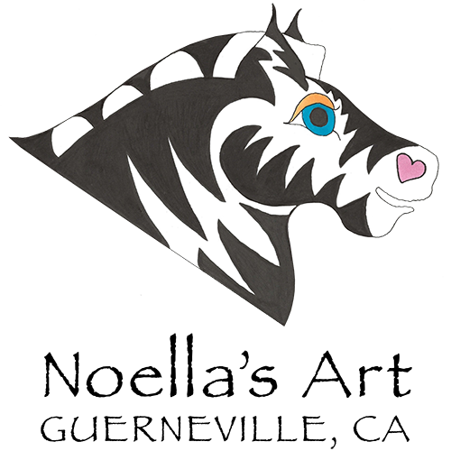 Noella's Art Zebra logo